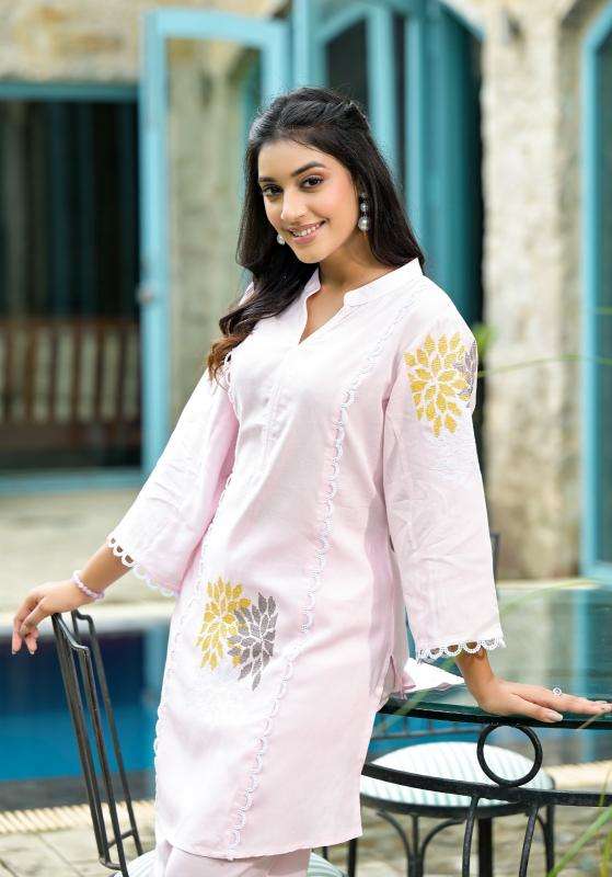 Label Khoj Cord-Set Party wear Kurtis wholesale in Gujarat