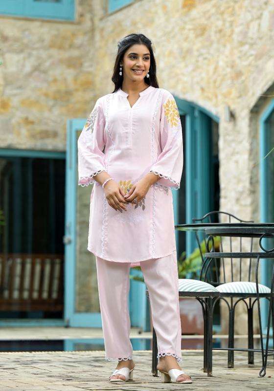 Label Khoj Cord-Set Party wear Kurtis wholesale in Gujarat