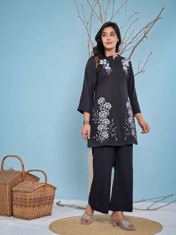 Label Khoj Cord-Set Party wear Kurtis wholesale in Gujarat