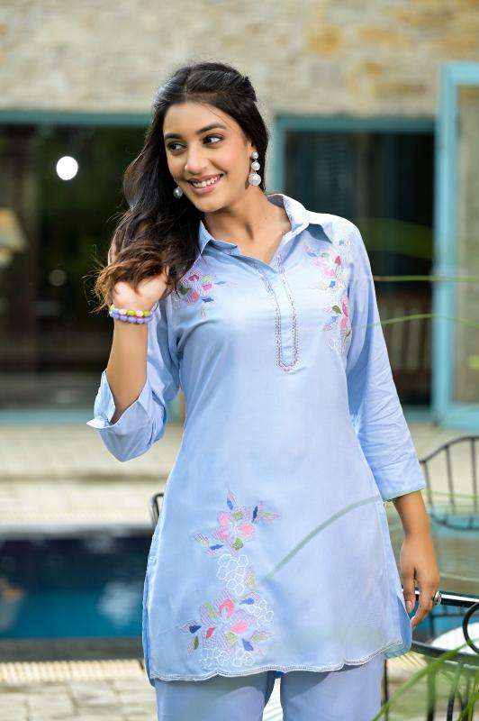 Label Khoj Cord-Set Party wear Kurtis wholesale in Gujarat