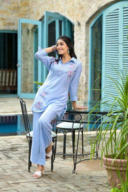 Label Khoj Cord-Set Party wear Kurtis wholesale in Gujarat