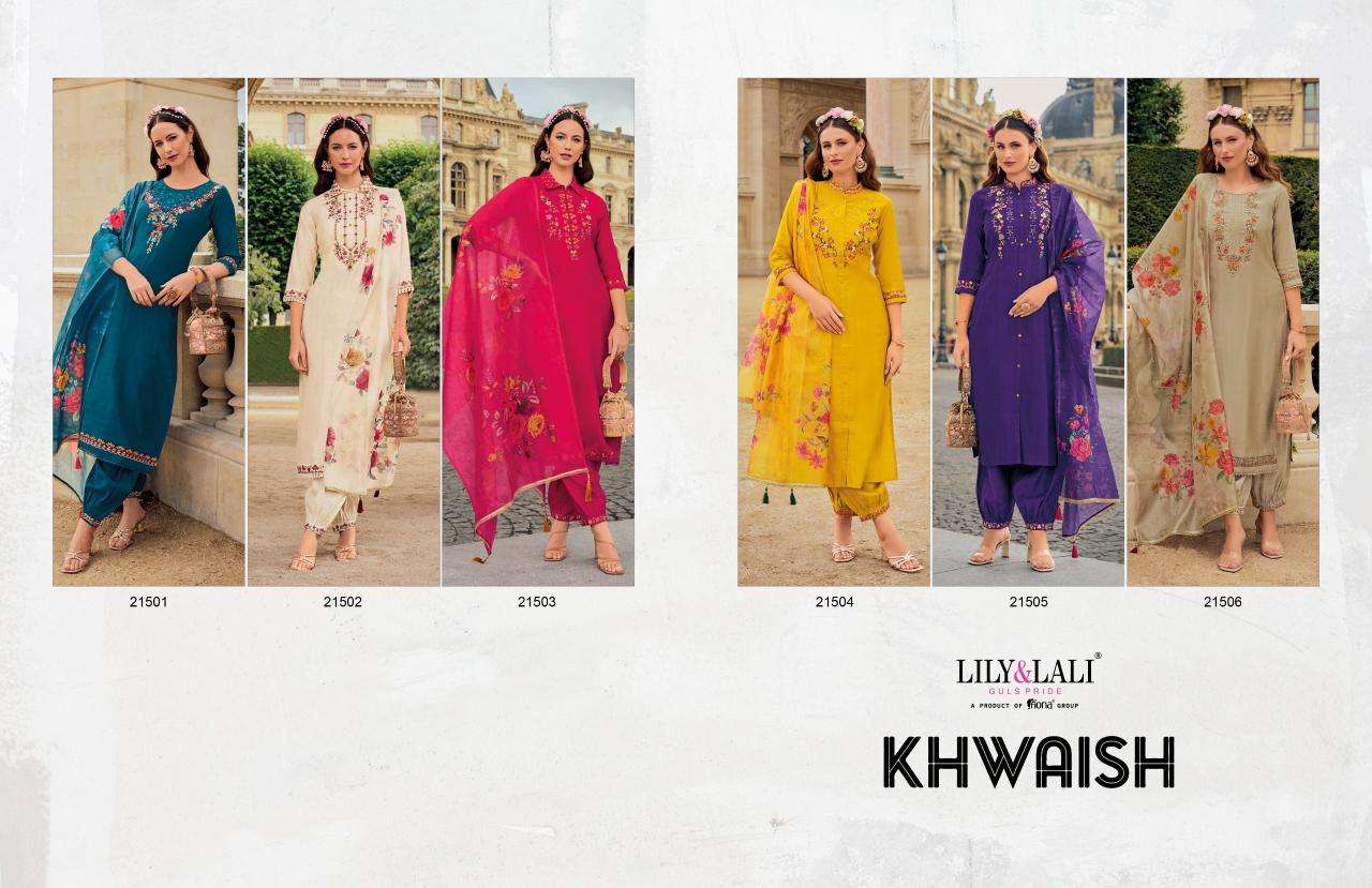 Lily And Lali Khwaish Party wear Kurtis wholesale