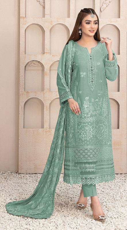 Mah E Rooh 5115 A To L Georgette Lucknowi suits wholesale market