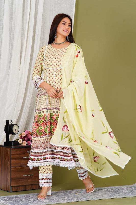 Sabella Reyon Anarkali Kurti manufacturer in Mumbai