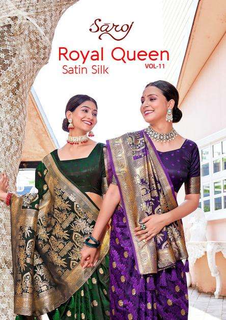Saroj Royal Queen vol.11 Saree wholesale suppliers in Delhi