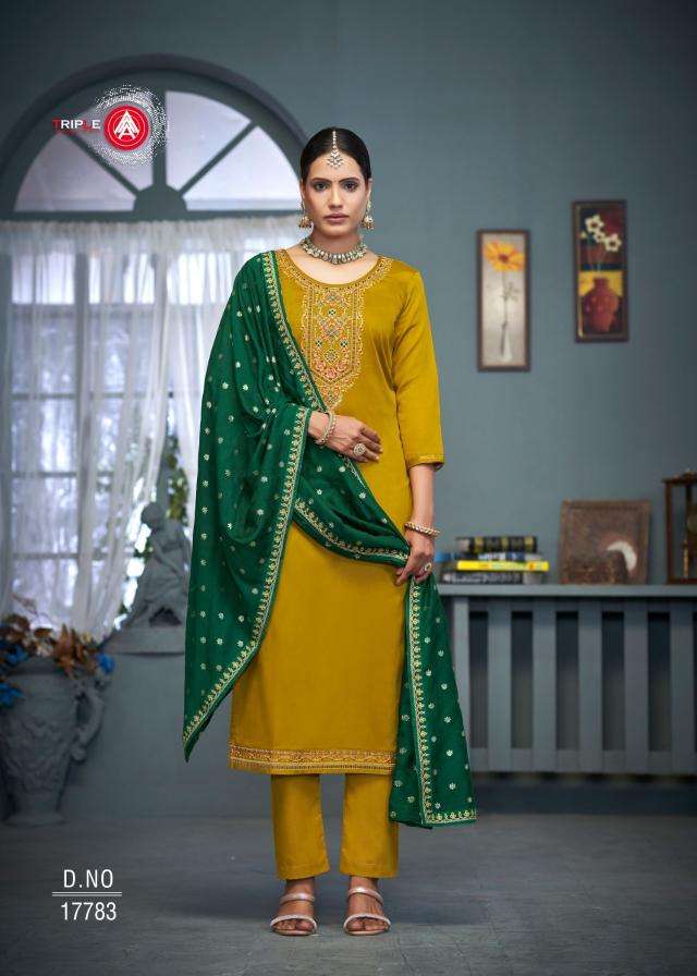 Triple Aaa Herisa Cotton Fancy Dress materials for boutique