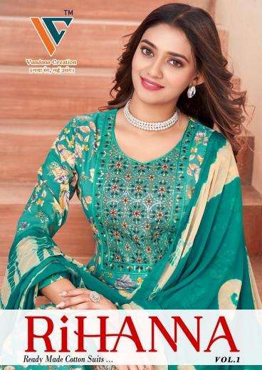 Vandana Rihanna Vol-1 readymade kurti wholesale market in surat