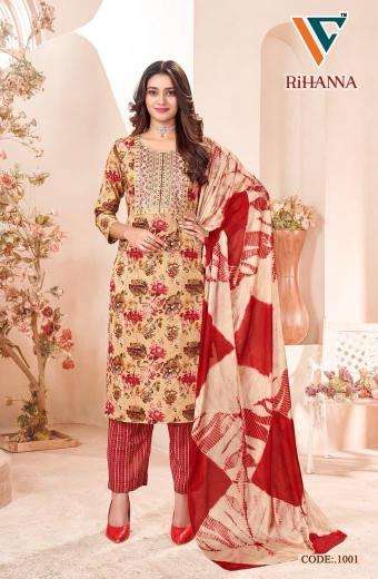 Vandana Rihanna Vol-1 readymade kurti wholesale market in surat