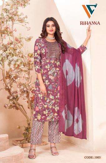 Vandana Rihanna Vol-1 readymade kurti wholesale market in surat