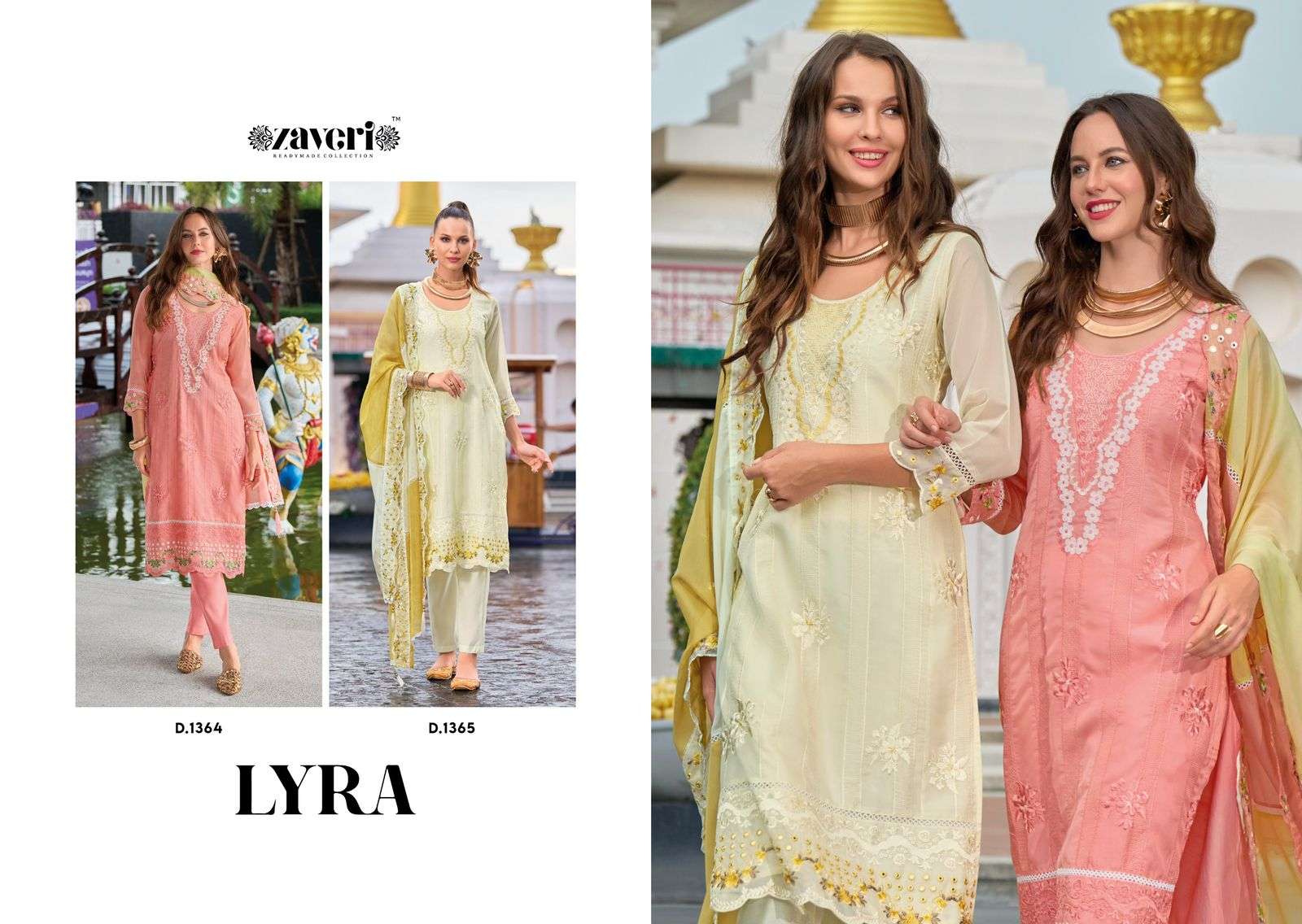 Zaveri Lyra Surat wholesale dress materials