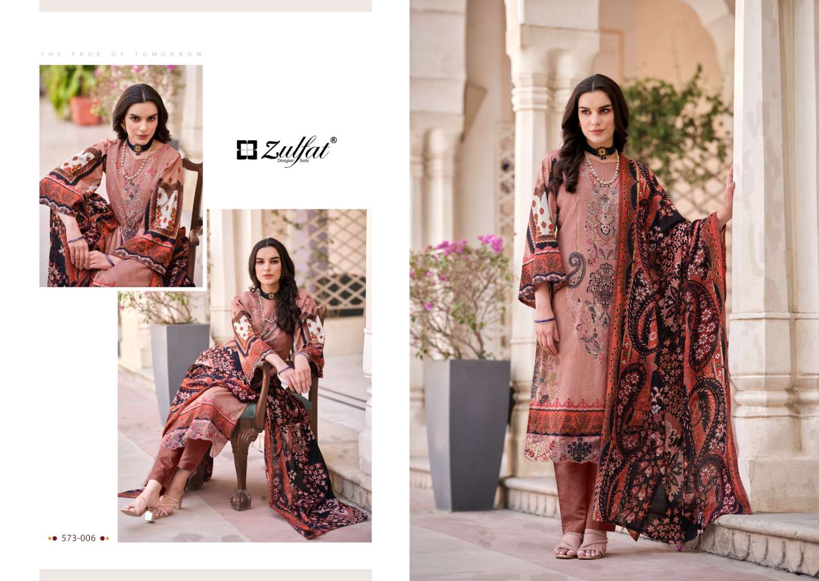 Zulfat Gulrez Vol 3 cotton dress material jaipur
