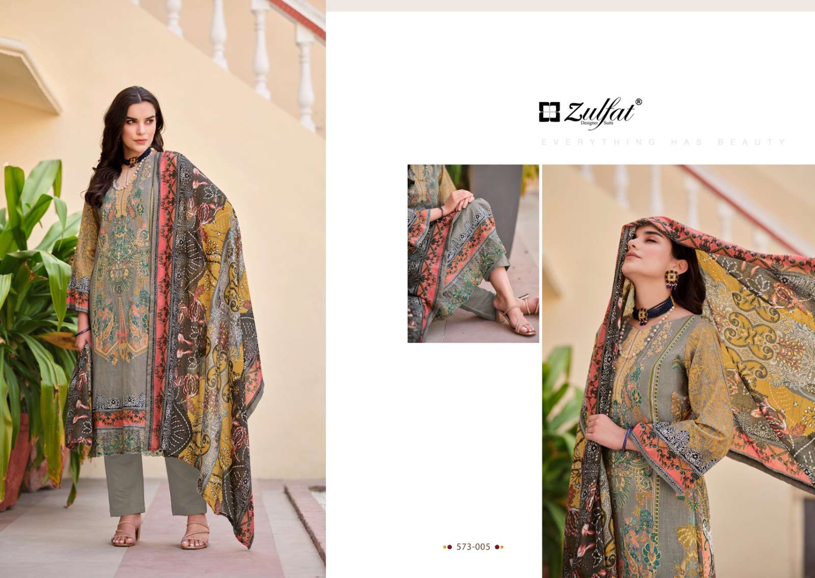 Zulfat Gulrez Vol 3 cotton dress material jaipur