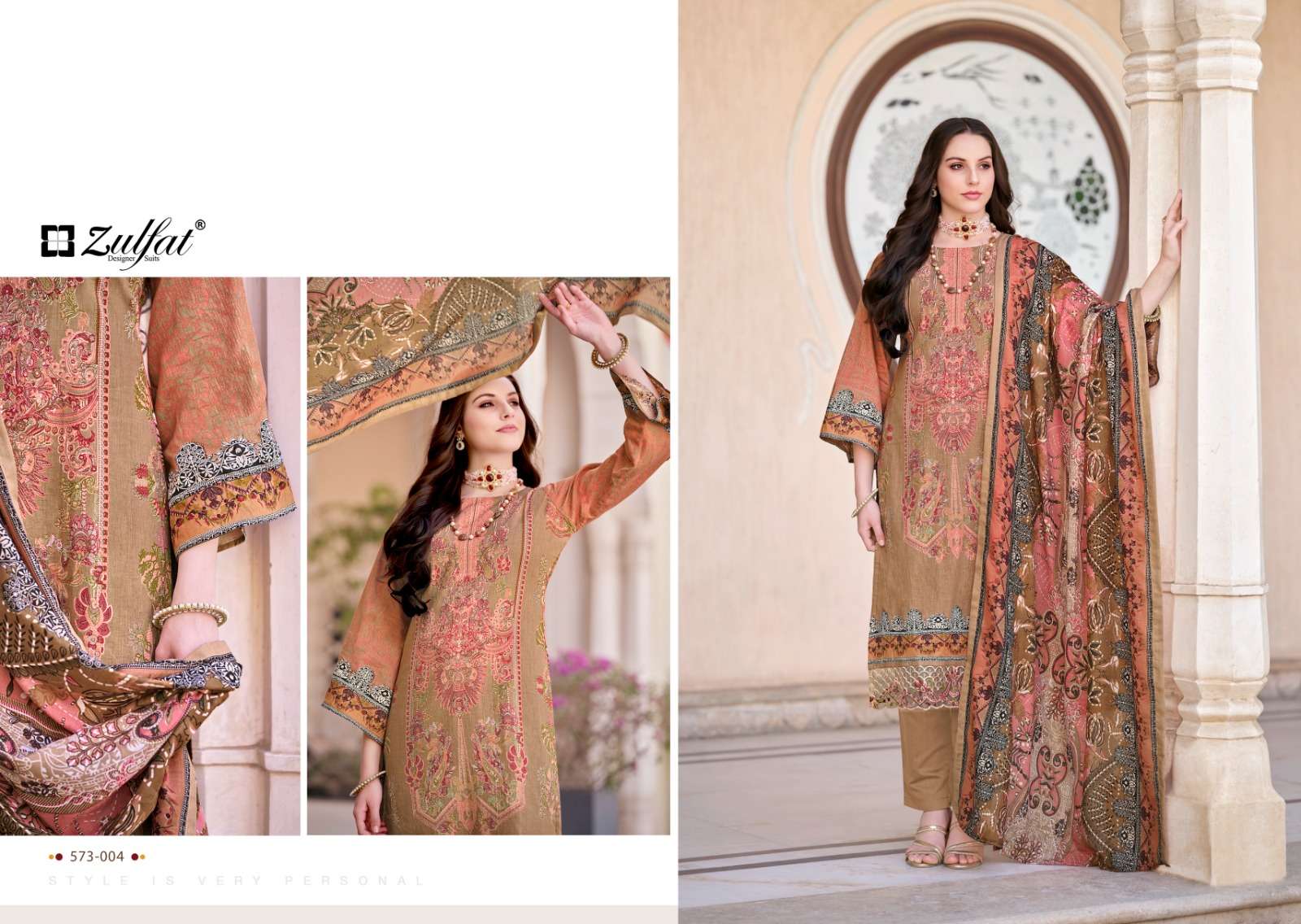 Zulfat Gulrez Vol 3 cotton dress material jaipur