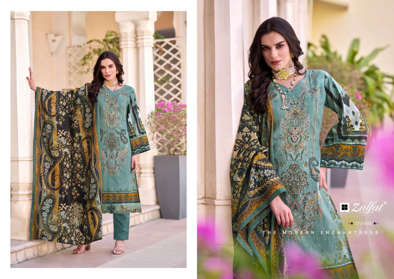 Zulfat Gulrez Vol 3 cotton dress material jaipur