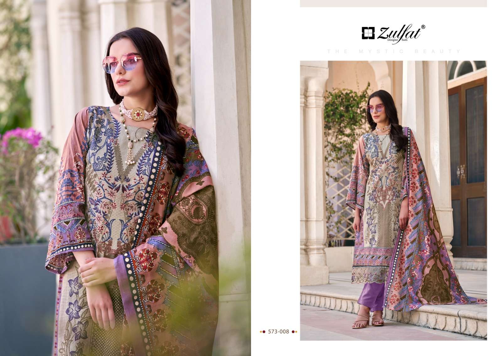 Zulfat Gulrez Vol 3 cotton dress material jaipur