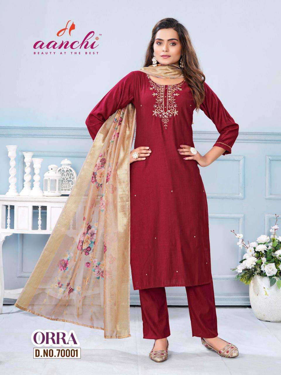 Aanchi Orra Online kurti material shopping