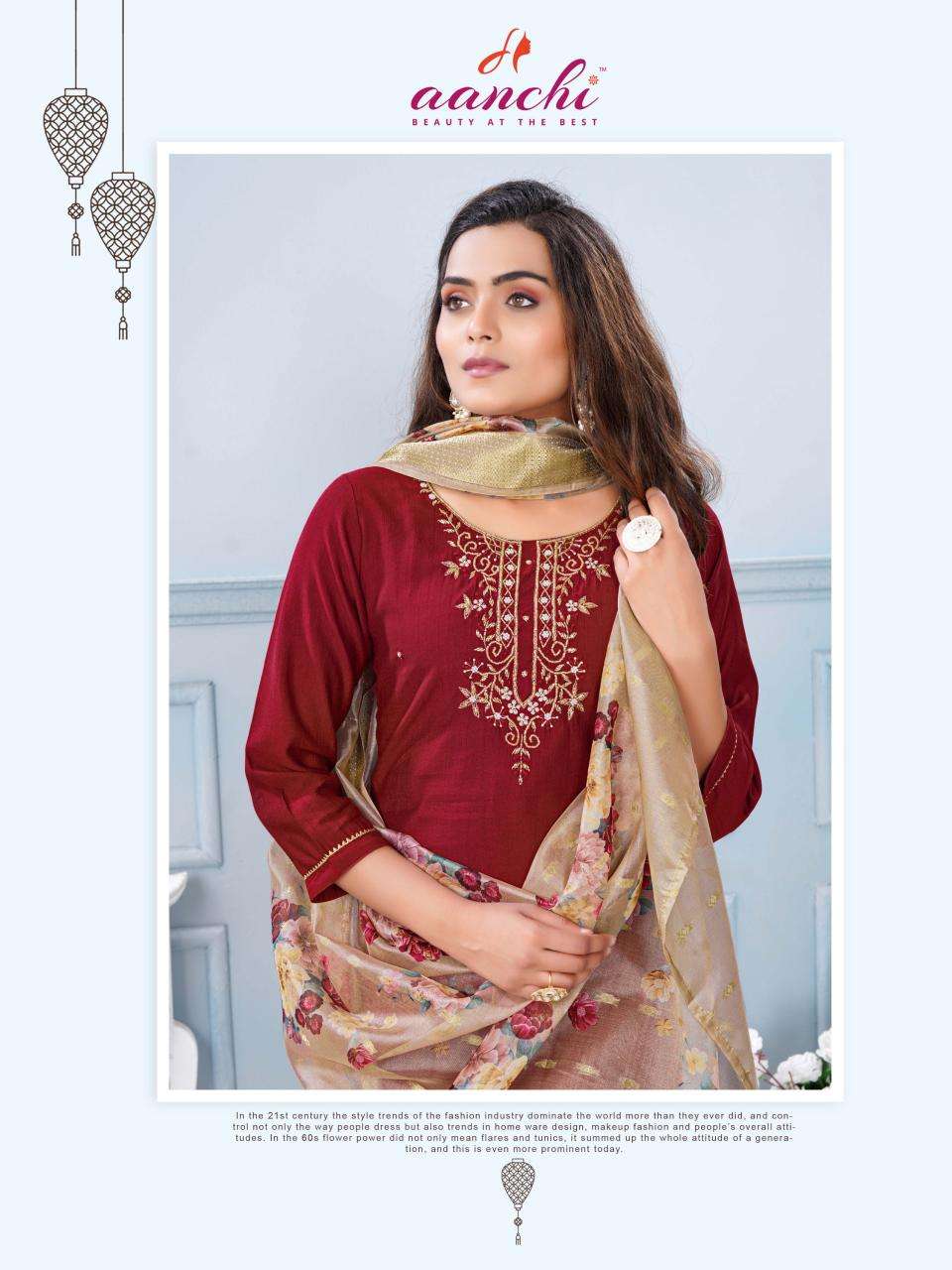 Aanchi Orra Online kurti material shopping