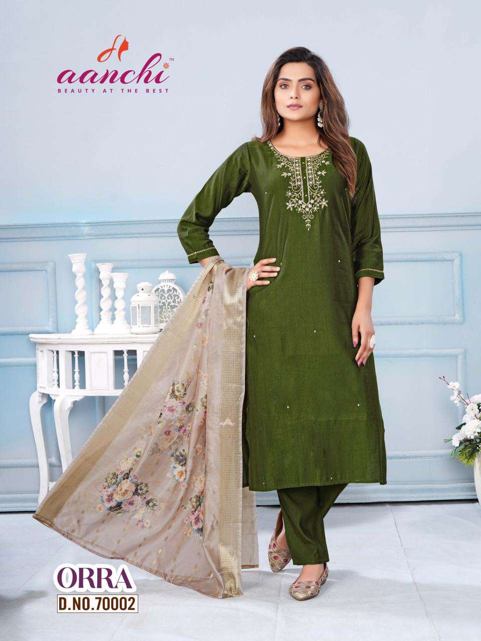 Aanchi Orra Online kurti material shopping