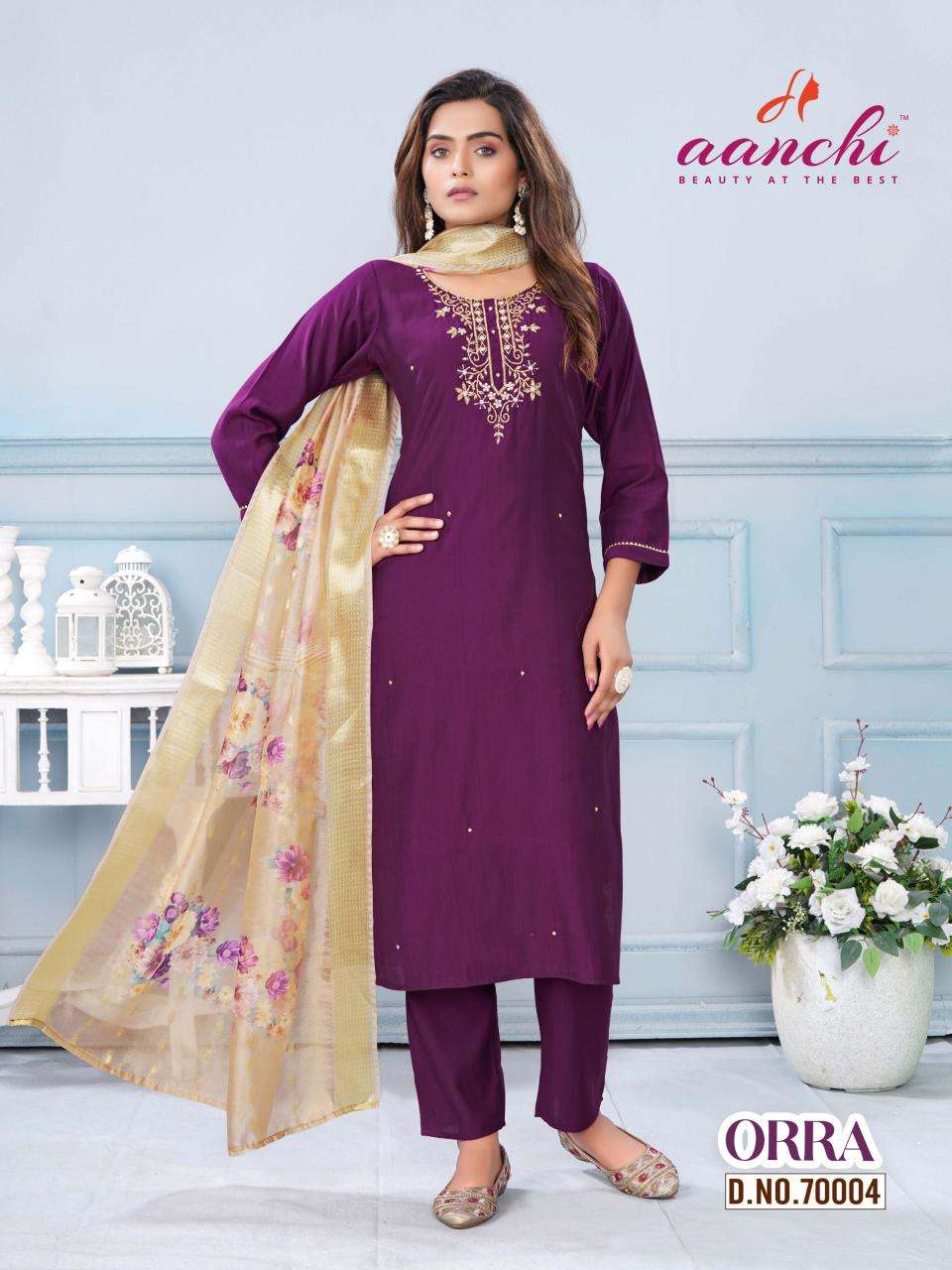 Aanchi Orra Online kurti material shopping
