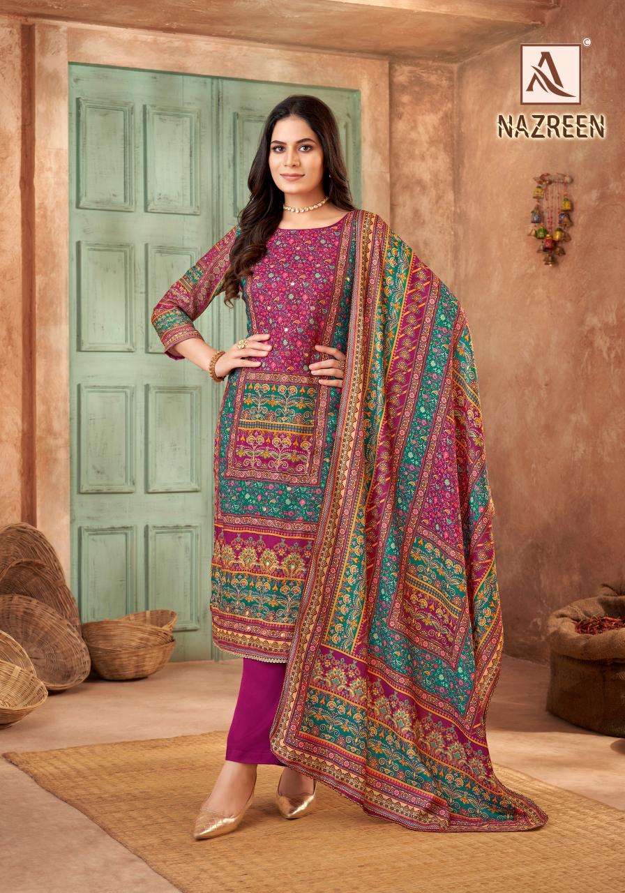 Alok Nazreen Net dress materials in surat