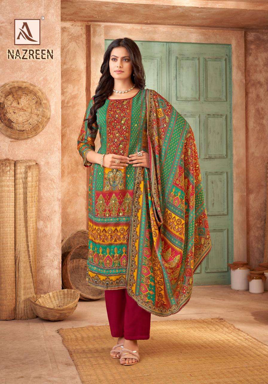Alok Nazreen Net dress materials in surat
