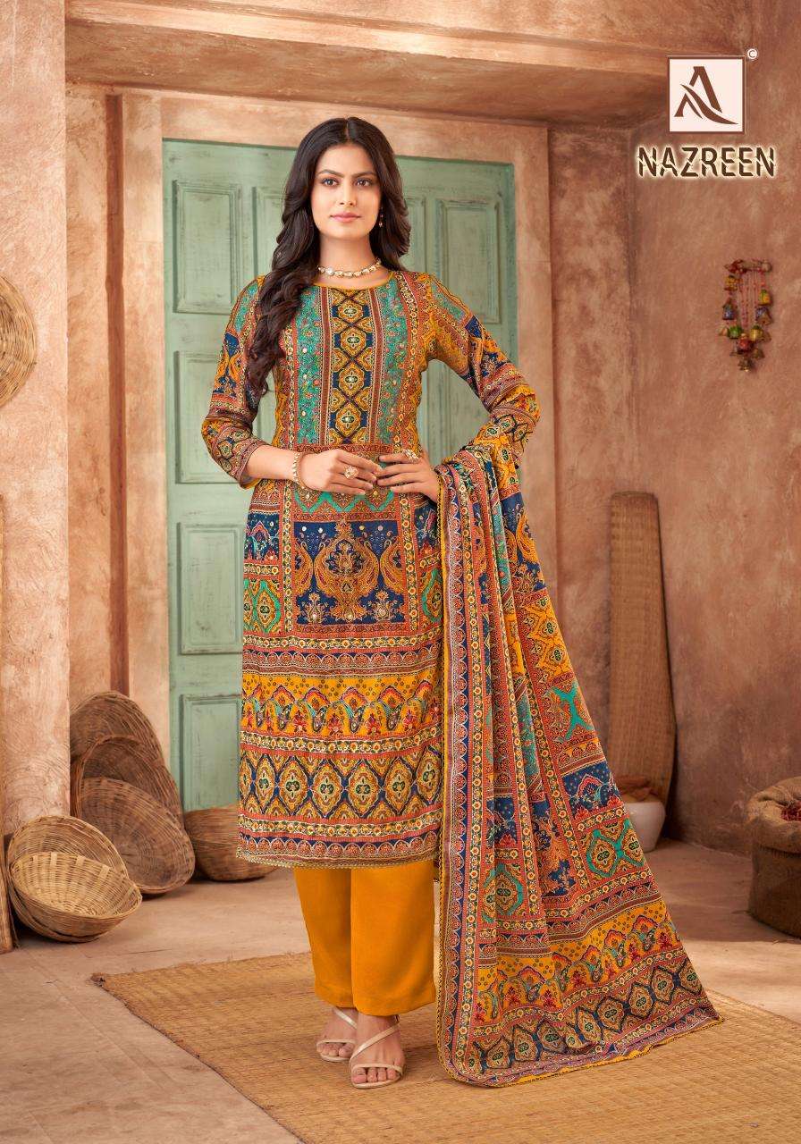 Alok Nazreen Net dress materials in surat