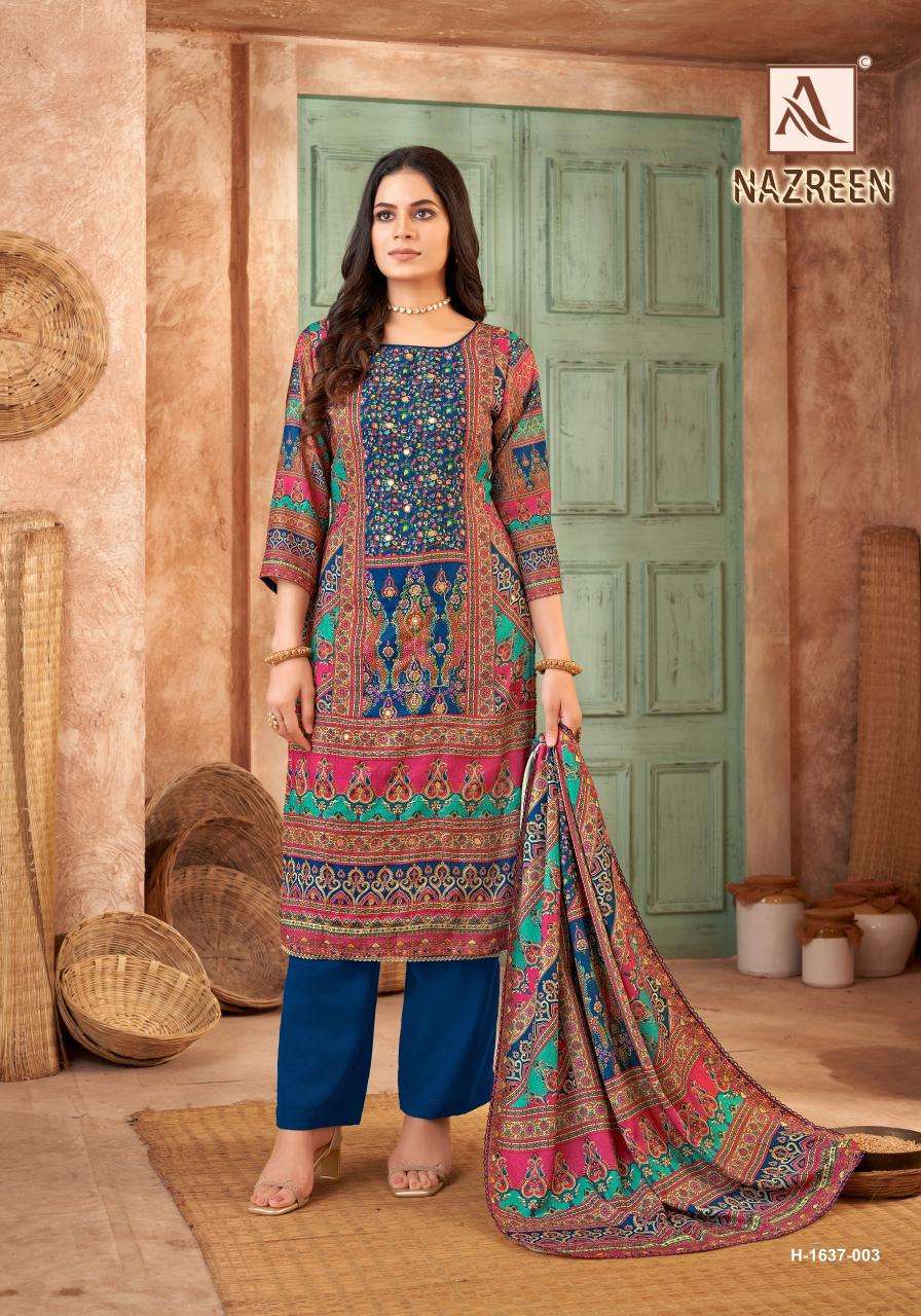 Alok Nazreen Net dress materials in surat