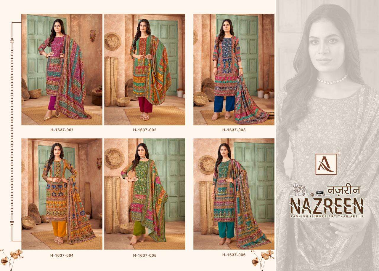 Alok Nazreen Net dress materials in surat