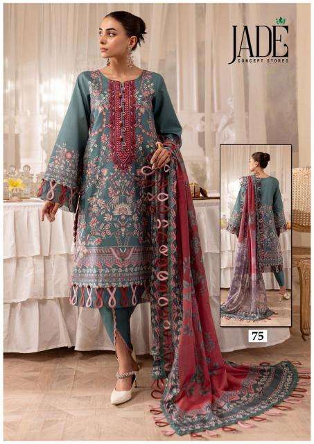 Jade Chevron Vol 8  Wholesale dress material manufacturers