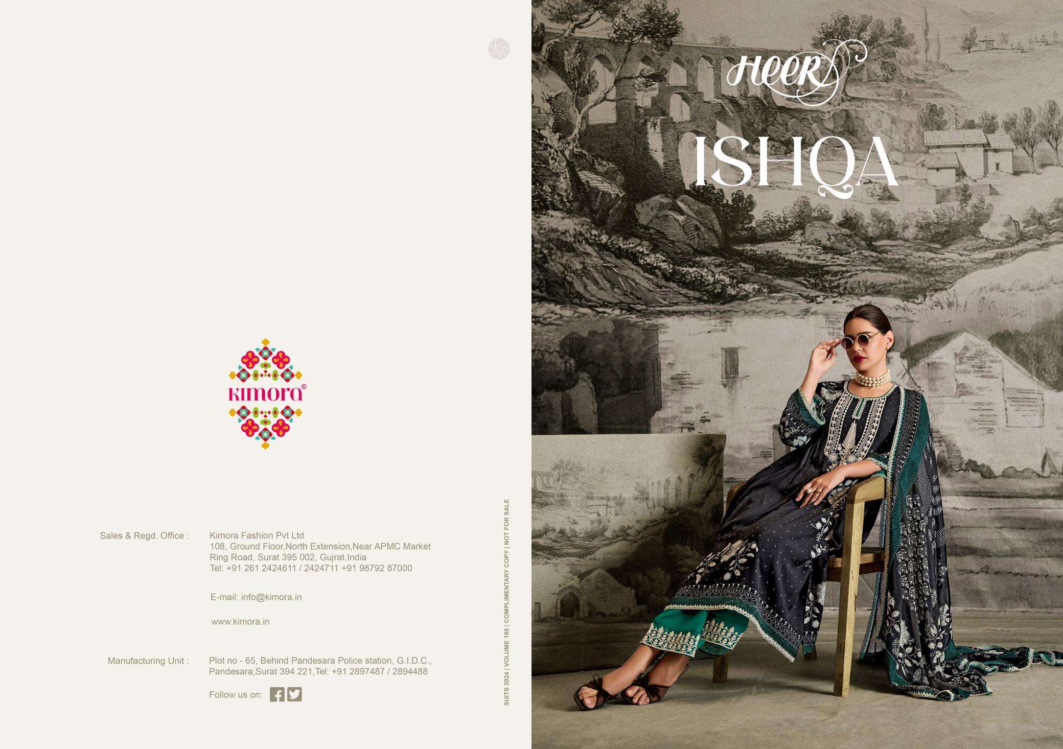 Kimora Heer Ishqa Printed salwar suits in surat