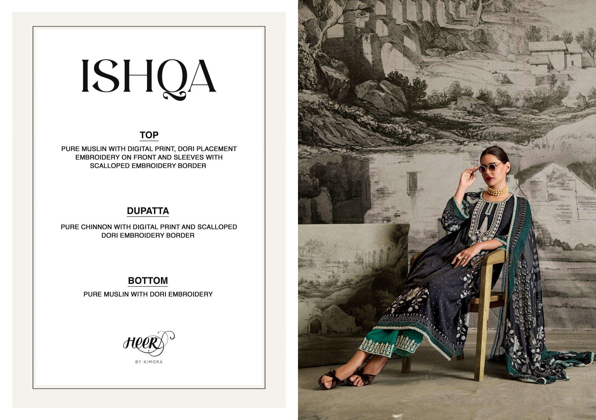 Kimora Heer Ishqa Printed salwar suits in surat