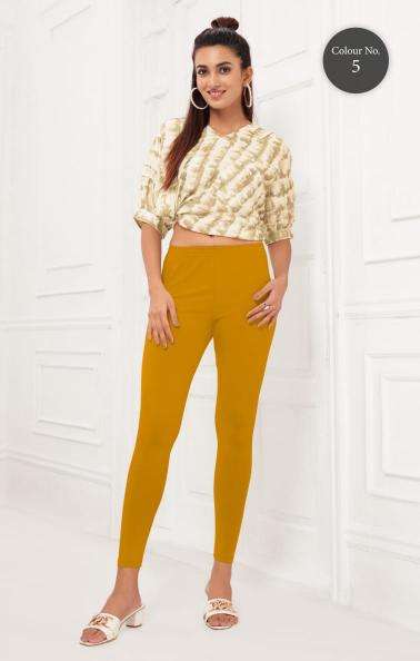 Larqi Ankle Leggings Cotton Comfort Bottom Affordable Western wear in Delhi
