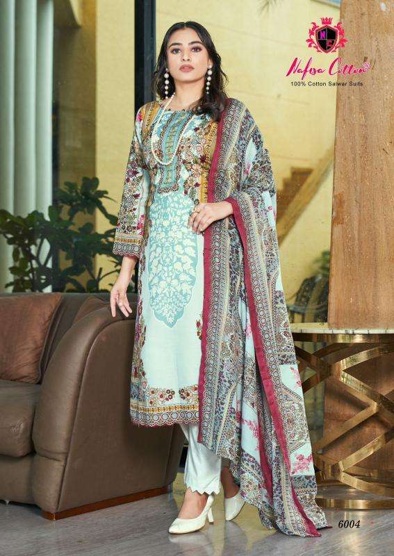 Nafisa Mahera Vol-6 Wholesale unstitched dress materials in Delhi