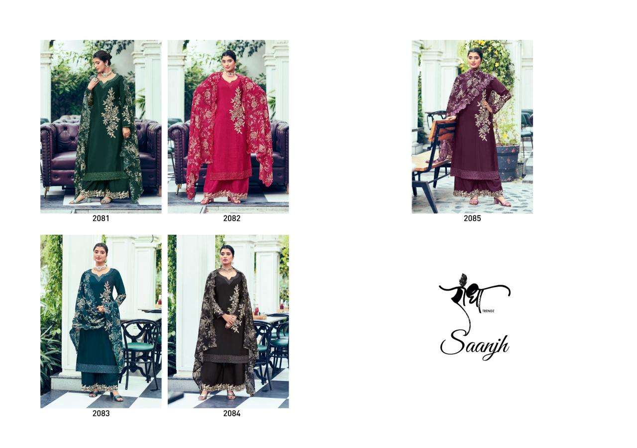 Radha saanjh Designer salwar kameez wholesale in Hyderabad