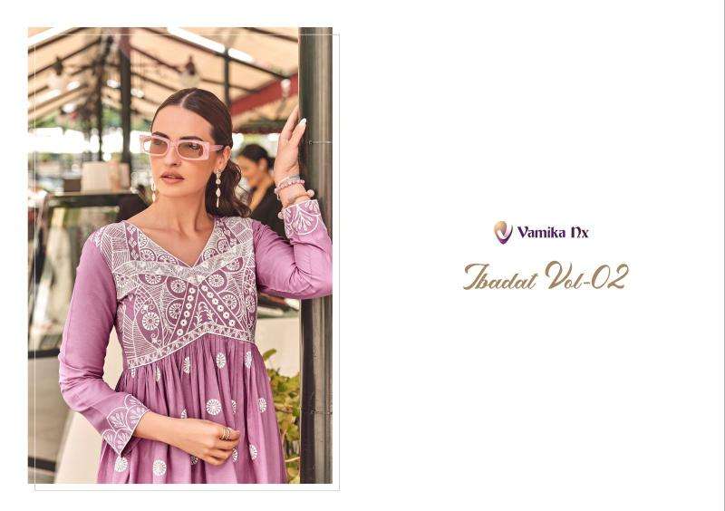 Vamika Ibadat Vol 2 Surat cotton Kurti wholesalers