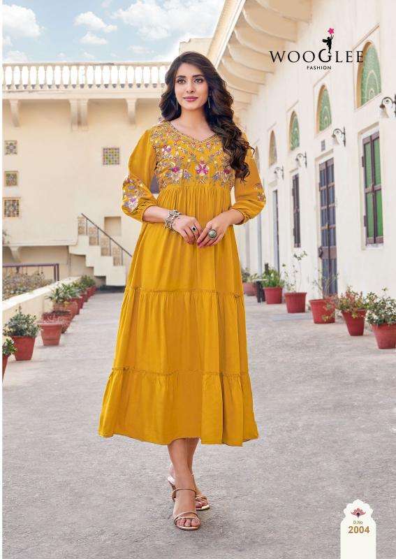 Wooglee Anchal Wholesale designer kurtis