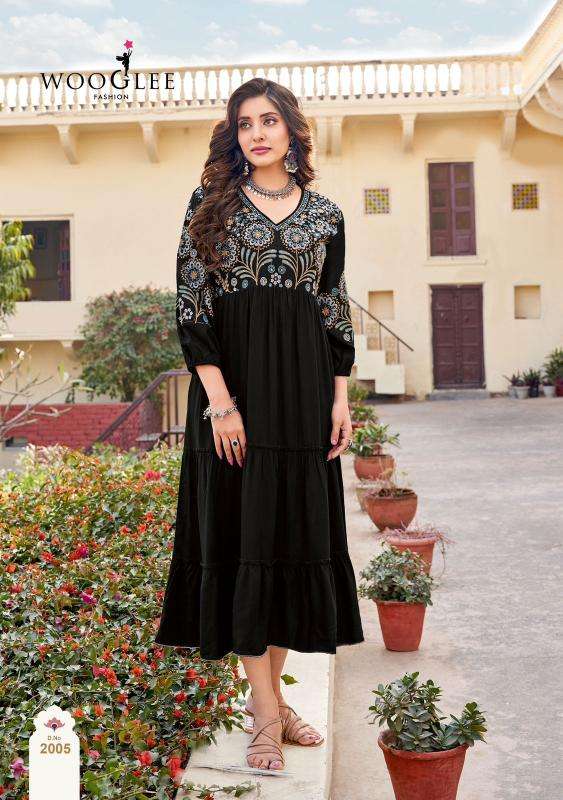Wooglee Anchal Wholesale designer kurtis