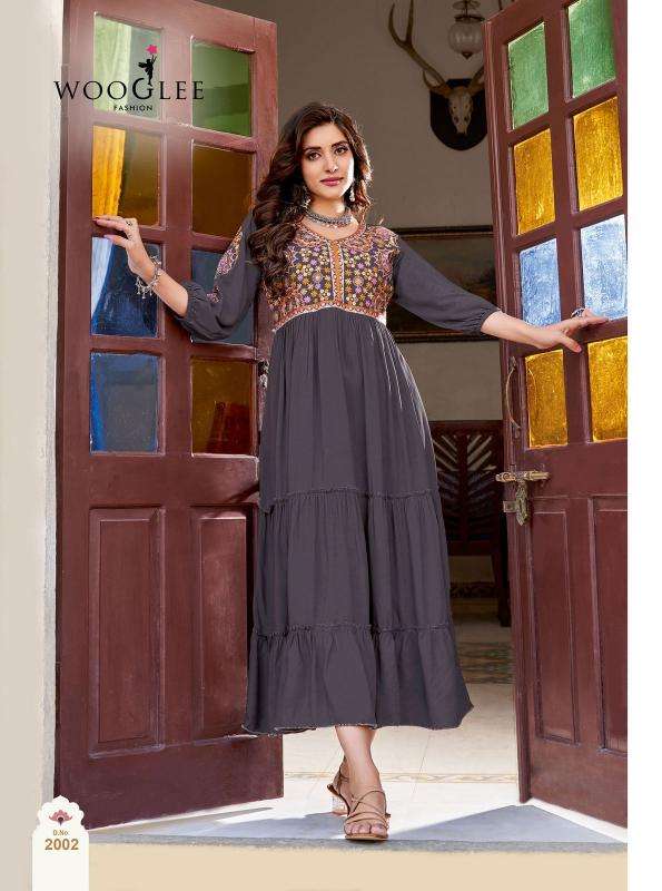 Wooglee Anchal Wholesale designer kurtis