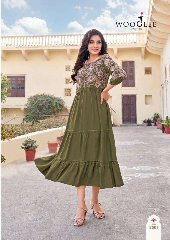 Wooglee Anchal Wholesale designer kurtis