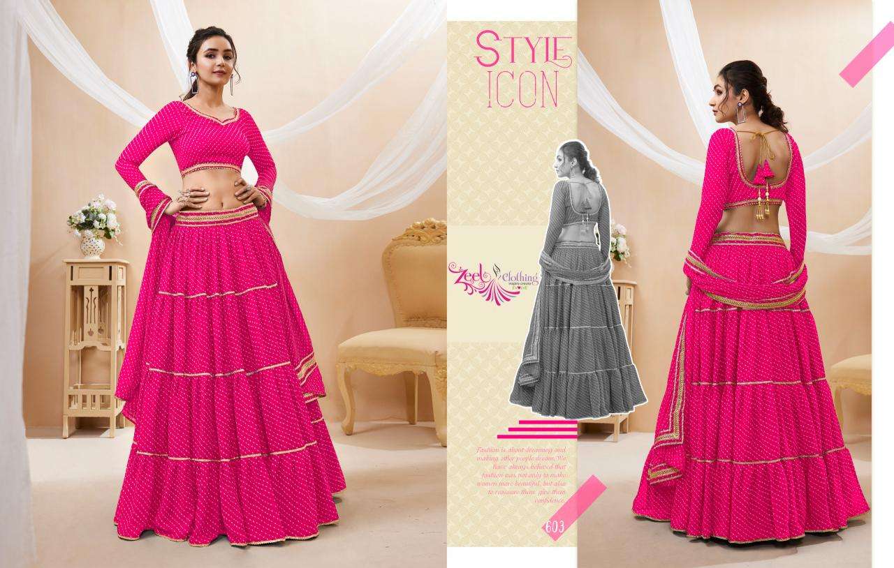 Zeel Lavish Vol 1 Georgette Designer Lehenga Choli women in gandhi nagar