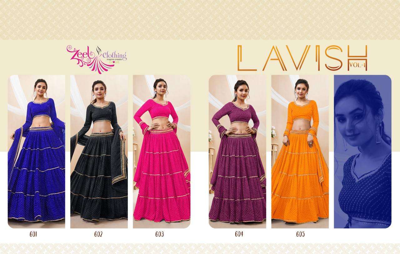 Zeel Lavish Vol 1 Georgette Designer Lehenga Choli women in gandhi nagar