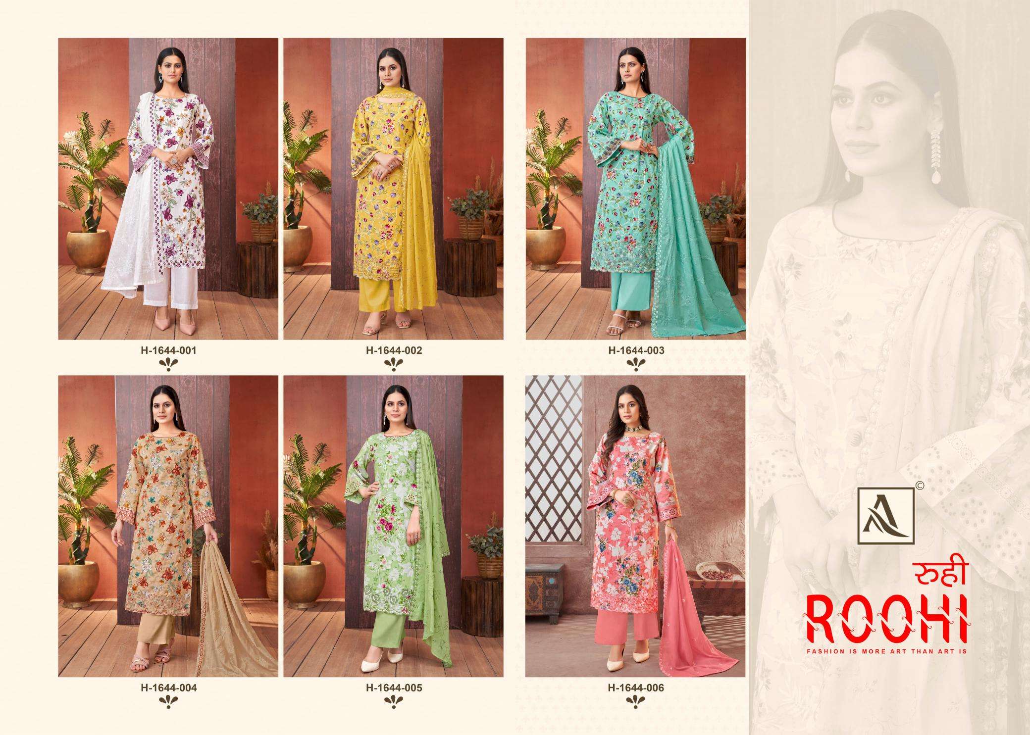 Alok Roohi Surat wholesale dress material online shopping
