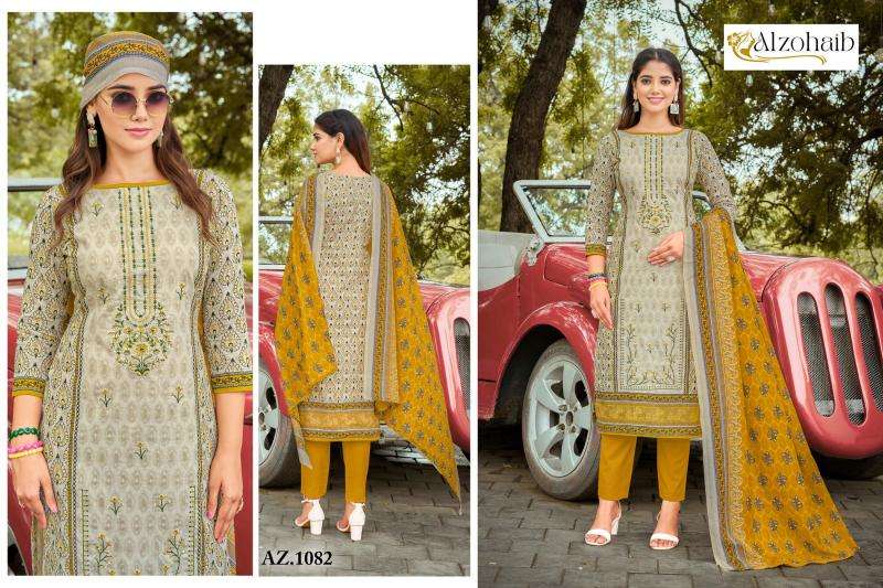 Alzohaib Az 1080 To 1083 Wholesale Salwar Kameez online
