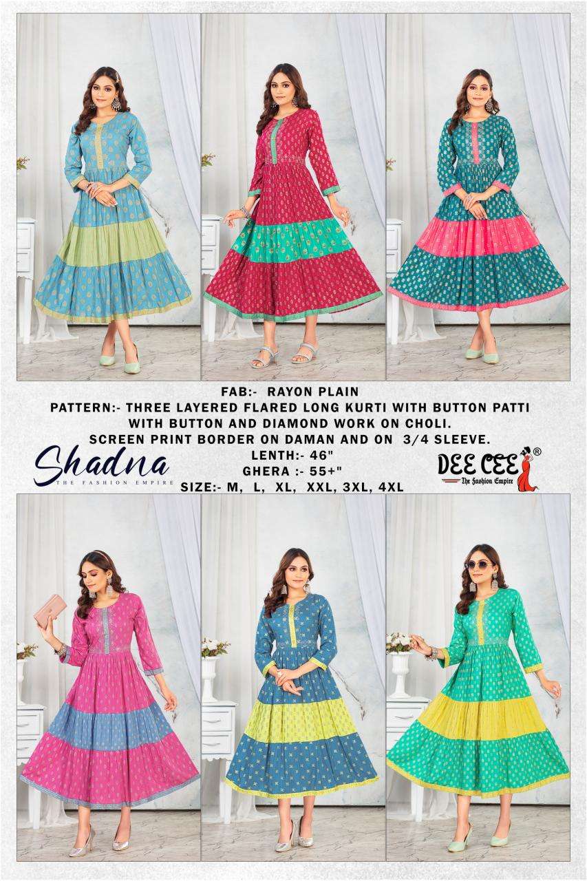 Deecee Shadna Kurti sets in Hyderabad