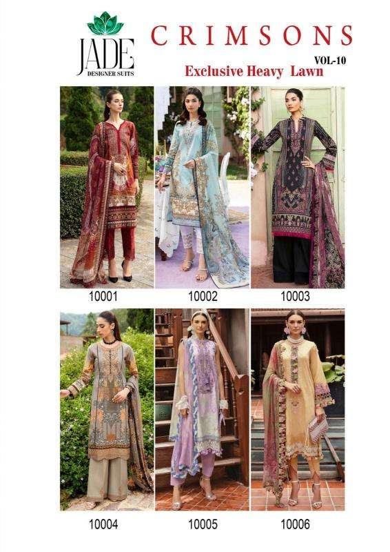 Jade Crimson Vol 10 Online dress material shopping in Kolkata