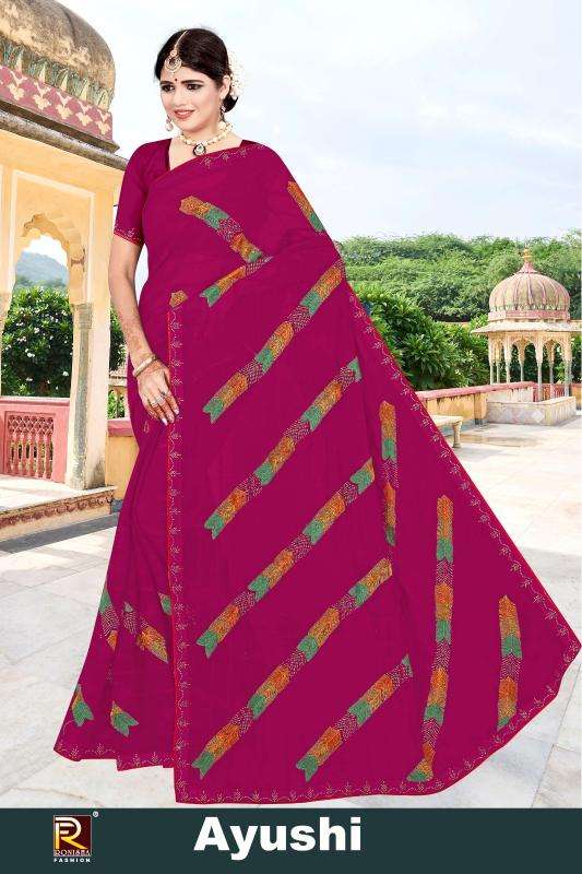 Ronisha Ayushi Fancy sarees wholesale in Mumbai