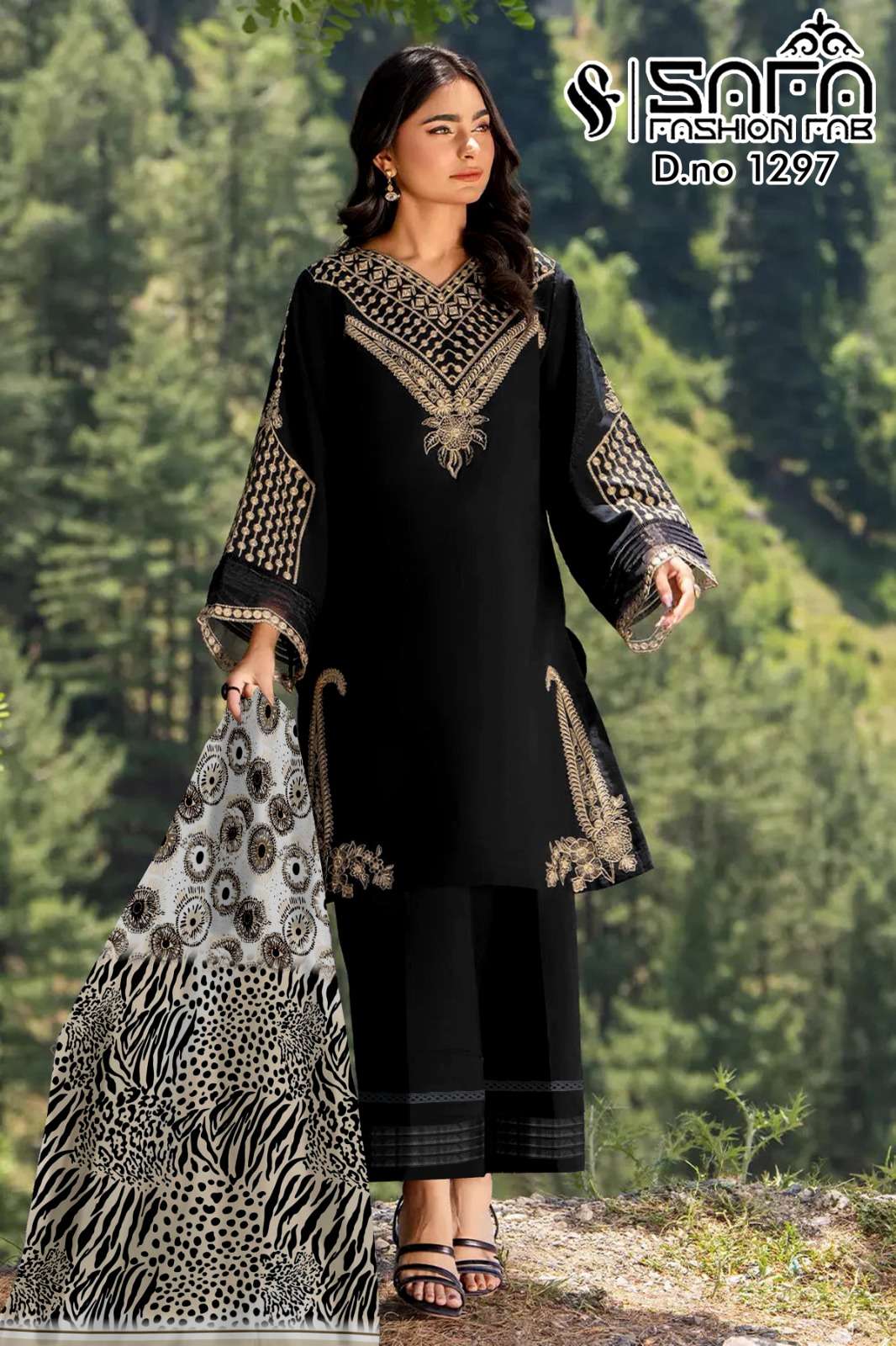 Safa Fashion Fab 1297 Traditional wholesale salwar kameez