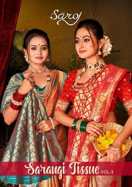 Saroj Sarangi tissue Vol.3 Surat saree online shop