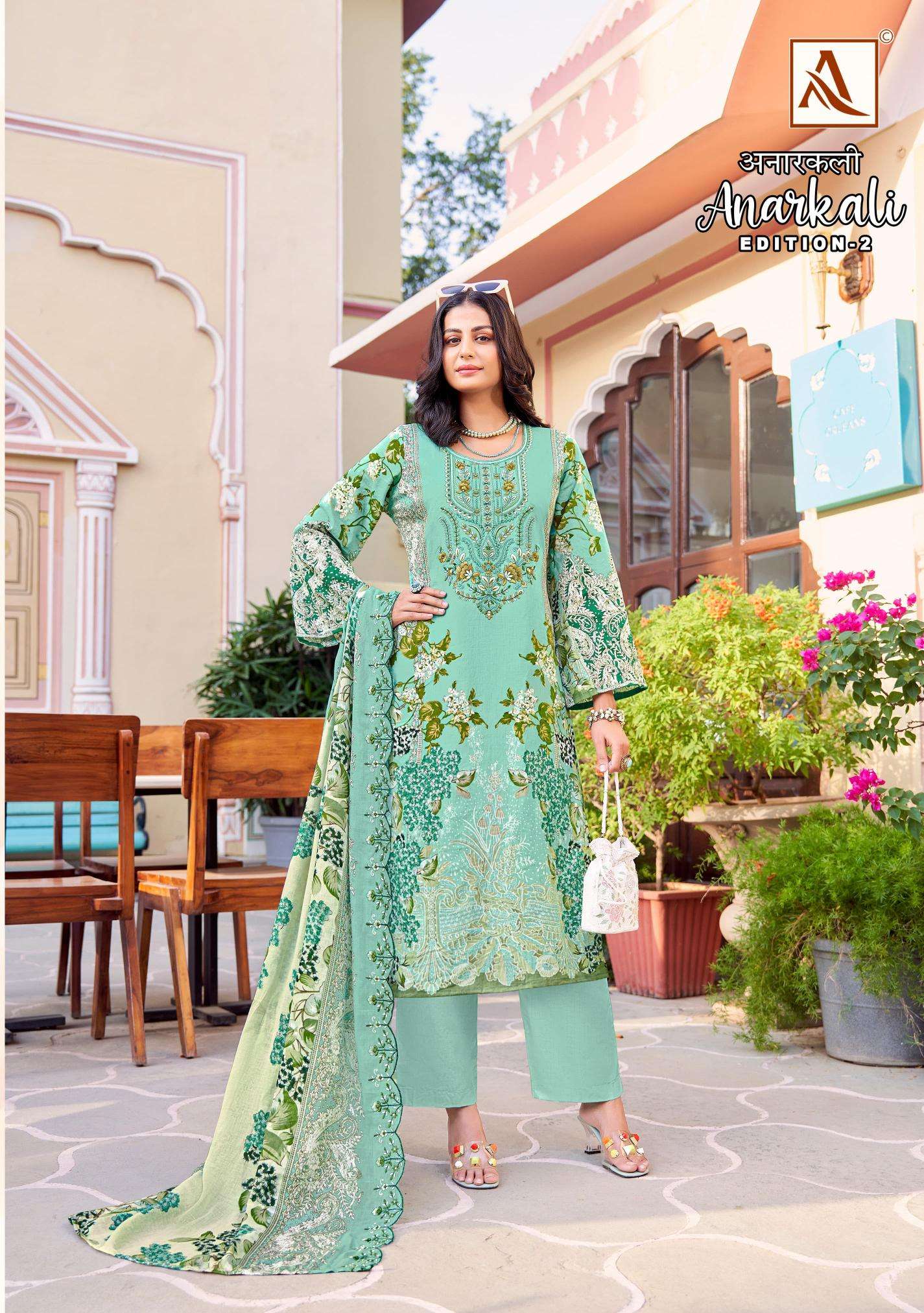 Alok Anarkali Vol 2 wholesale dress materials in chickpet bangalore