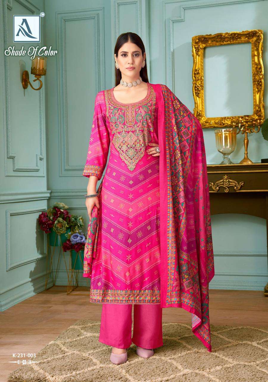 Alok Shade of Color wholesale dress material shop in hyderabad